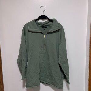 J crew Oversized Quarter Zip